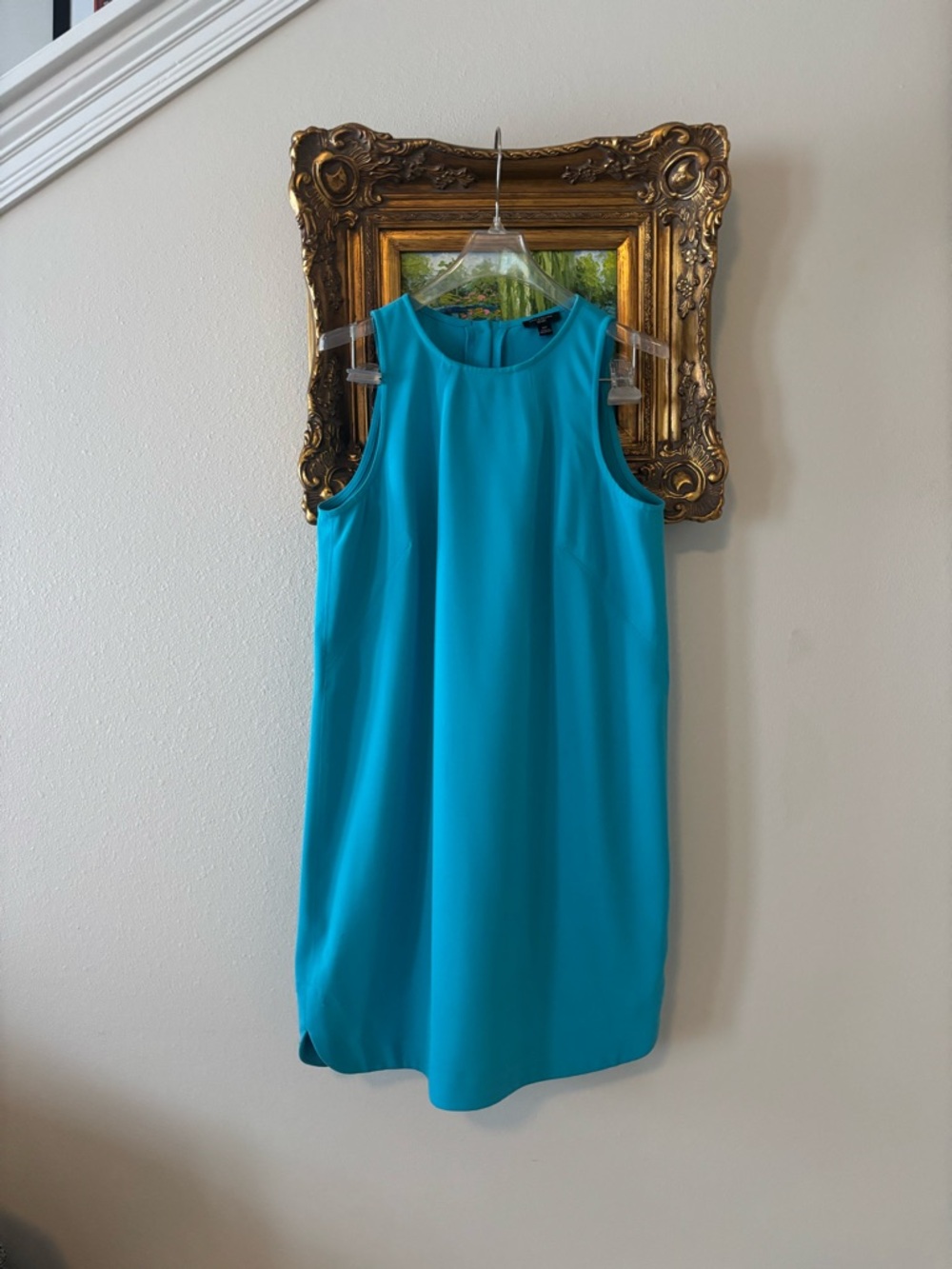 Ann Taylor Blue Sleeveless Shift mini Dress